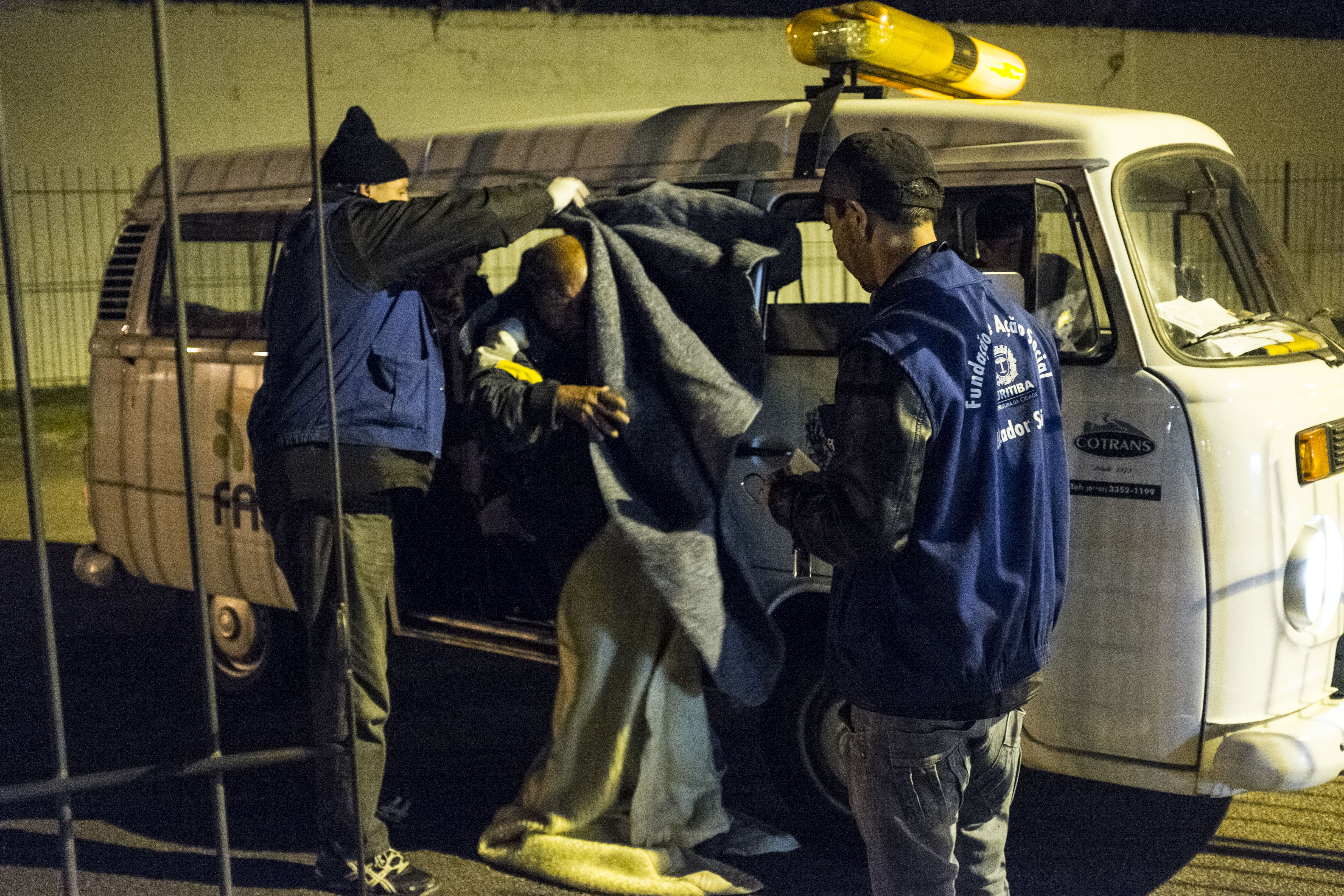  Quarenta e quatro moradores de rua são acolhidos em madrugada de 1ºC em Curitiba