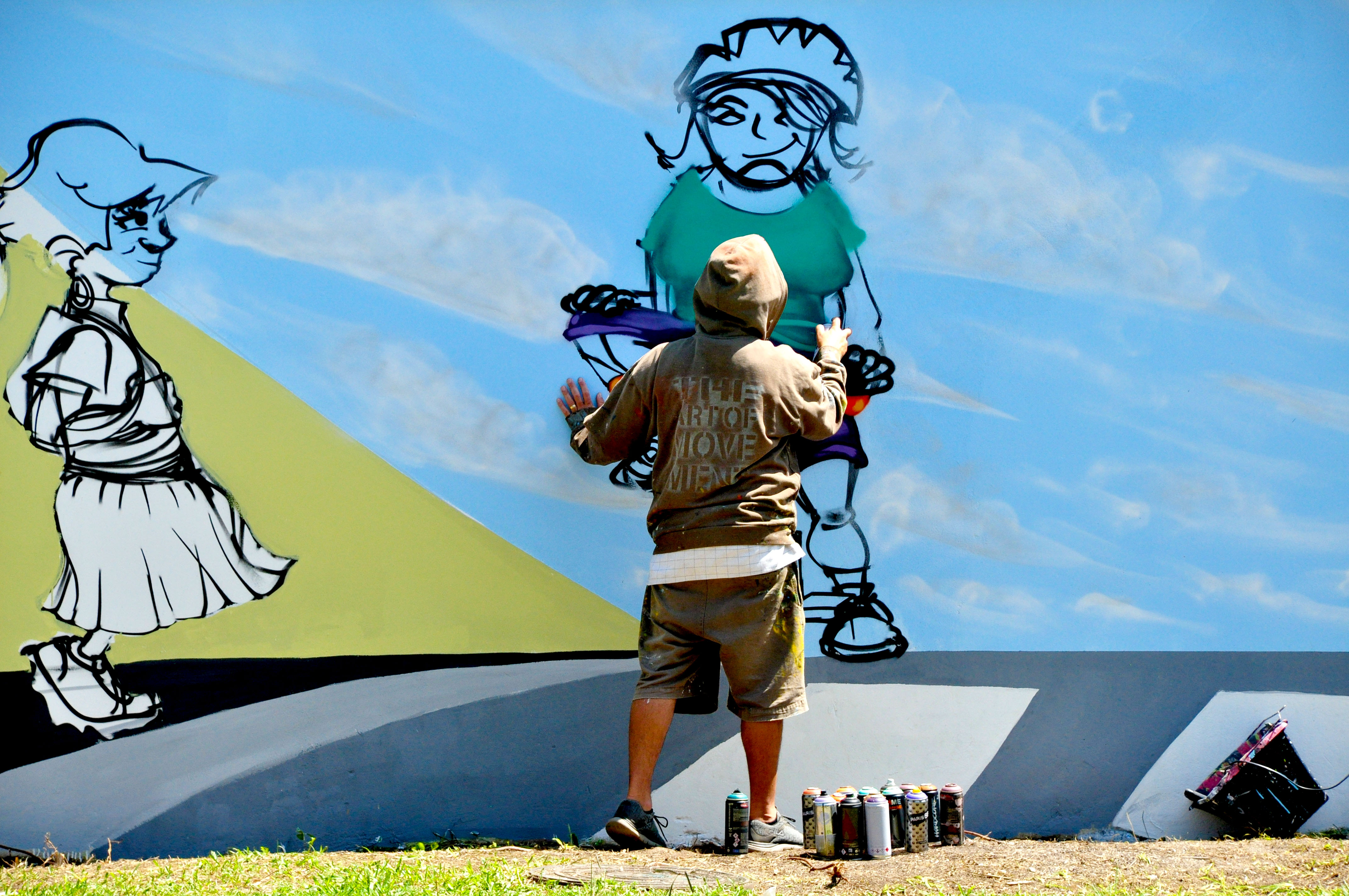  Detran inaugura mural de arte urbana sobre respeito no trânsito