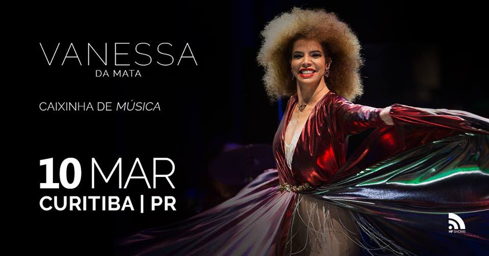  Vanessa Da Mata apresenta turnê “Caixinha de Música” em Curitiba