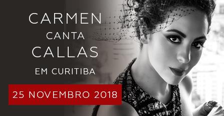  Carmen Monarcha homenageia Maria Callas em recital em Curitiba