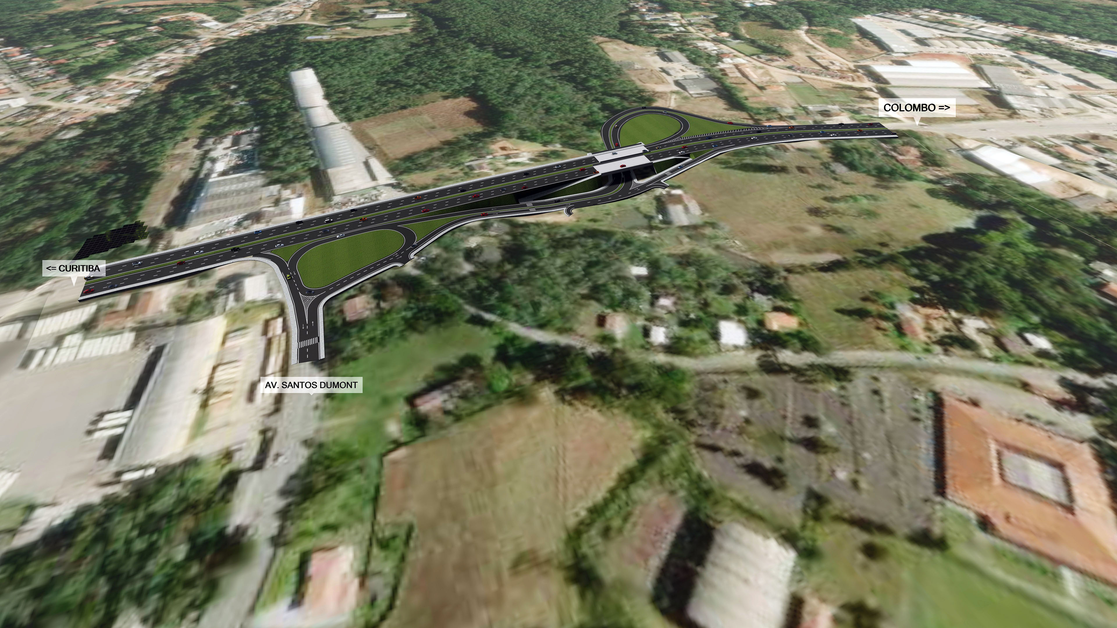  Viadutos da Rodovia da Uva com Avenida Santos Dumont devem ser entregues no ano que vem