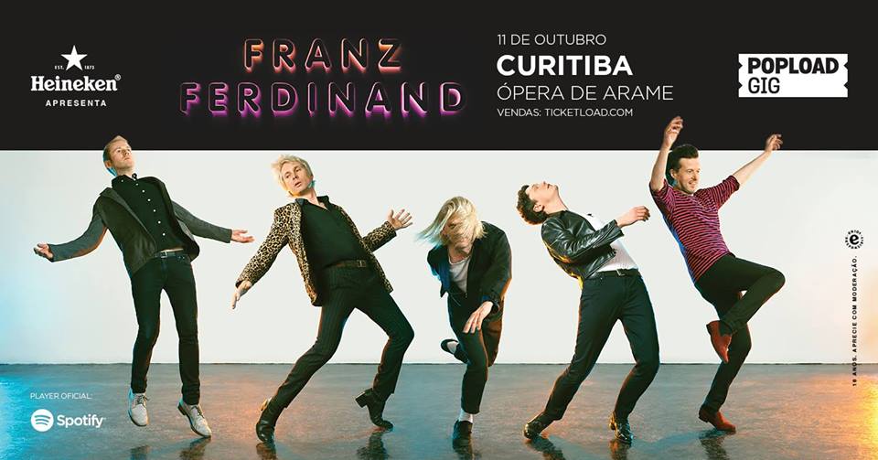  Banda Franz Ferdinand se apresenta em Curitiba