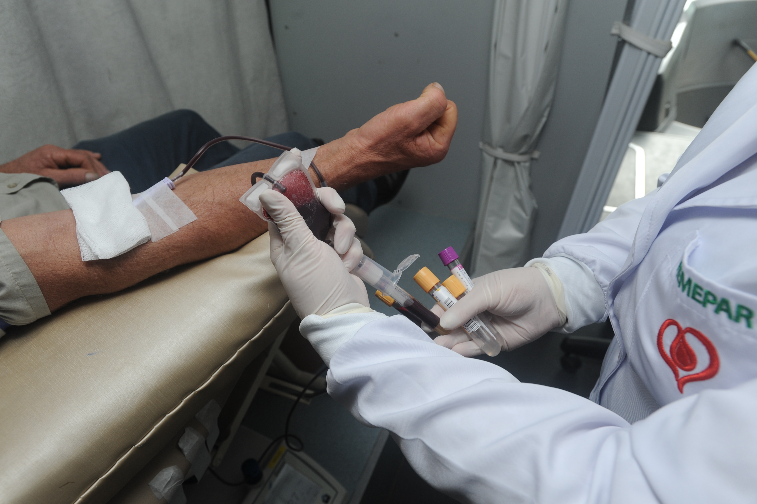  Doações de sangue crescem 6% no Paraná