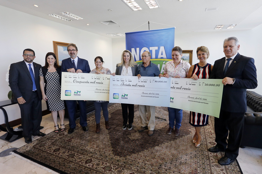  Sorteio do Nota Paraná de abril premia moradores de Curitiba e Região Metropolitana