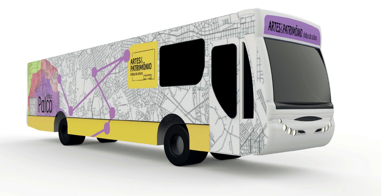  Projeto itinerante leva atividades artísticas dentro de um ônibus