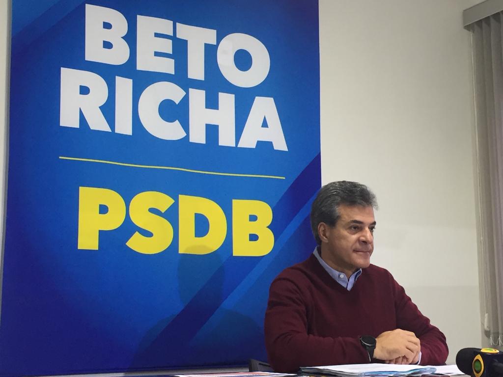  Beto Richa atribui derrota nas urnas a desgaste político e operações policiais