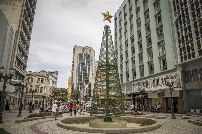  Árvores de Natal da Prefeitura começam a ser montadas nos principais pontos da cidade