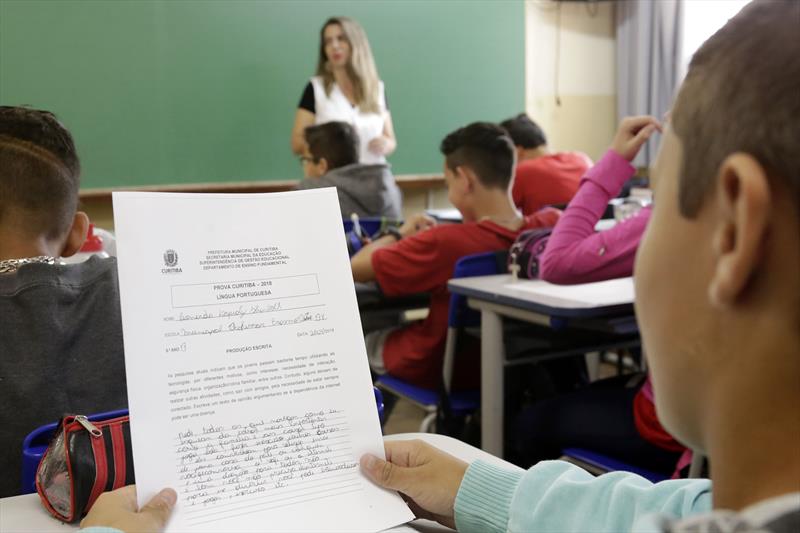  Prova vai avaliar estudantes da rede municipal de ensino de Curitiba