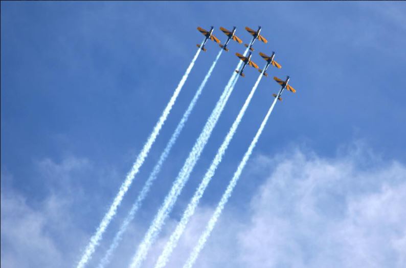 Esquadrilha da Fumaça se apresenta neste domingo em Pinhais