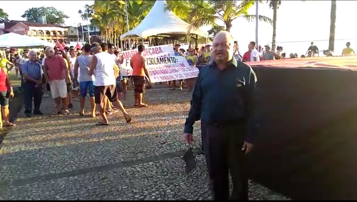  Moradores de Guaraqueçaba protestam por asfalto na PR-405
