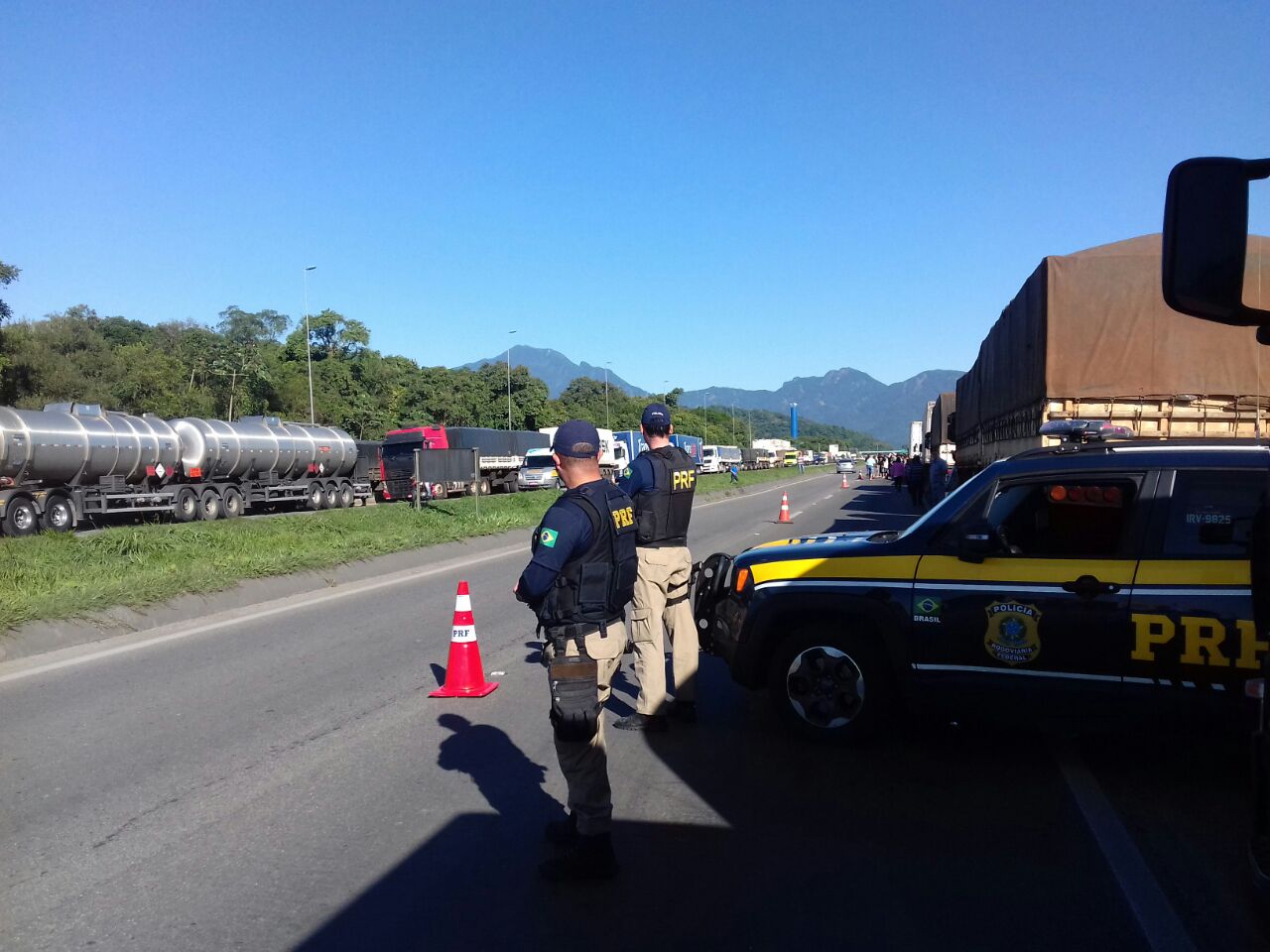  Forças de segurança monitoram possíveis protestos e bloqueios no Paraná
