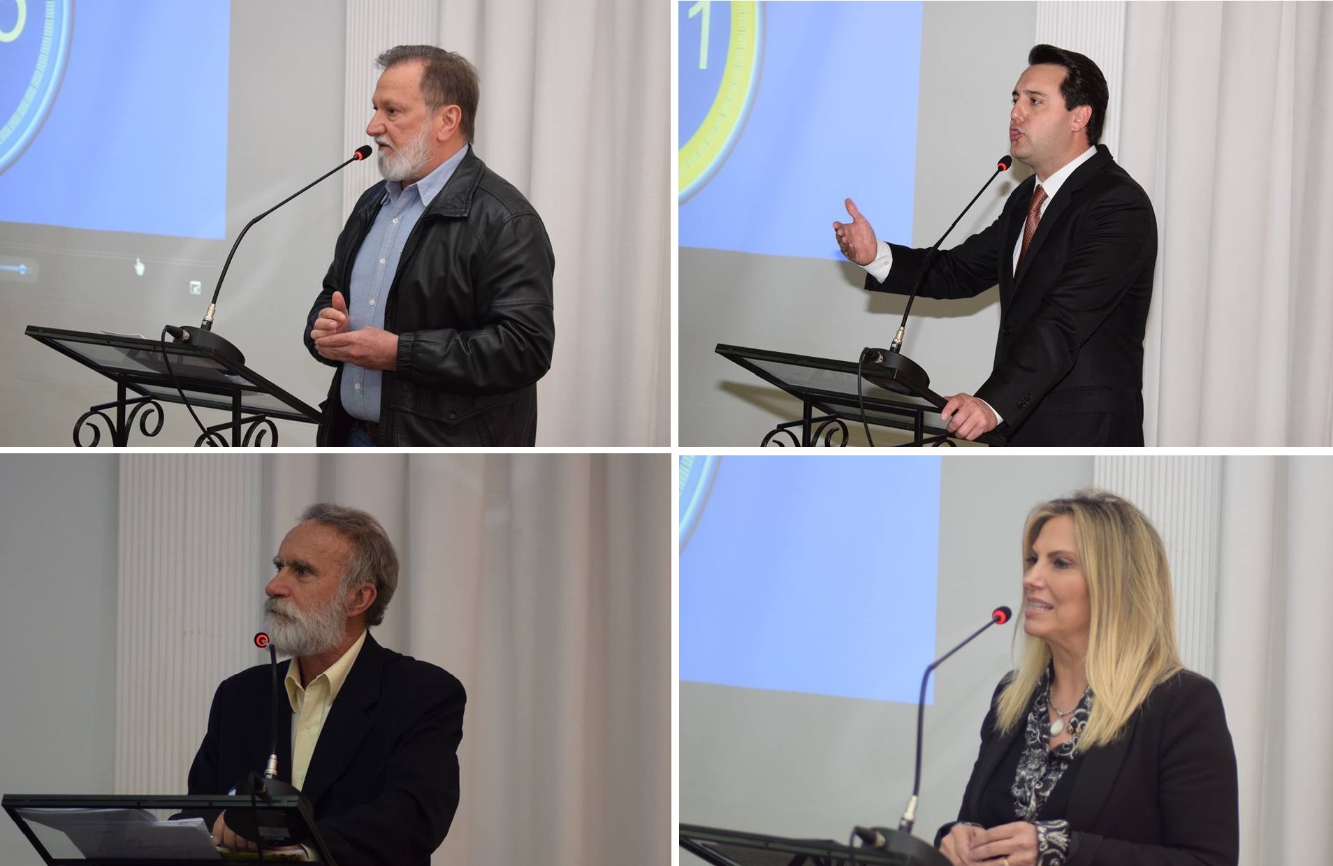  Quatro pré-candidatos ao governo participam de sabatina na Associação dos Municípios do Paraná