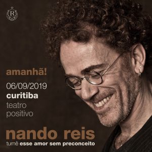 Nando Reis se apresenta em Curitiba com show em homenagem às canções de Roberto Carlos