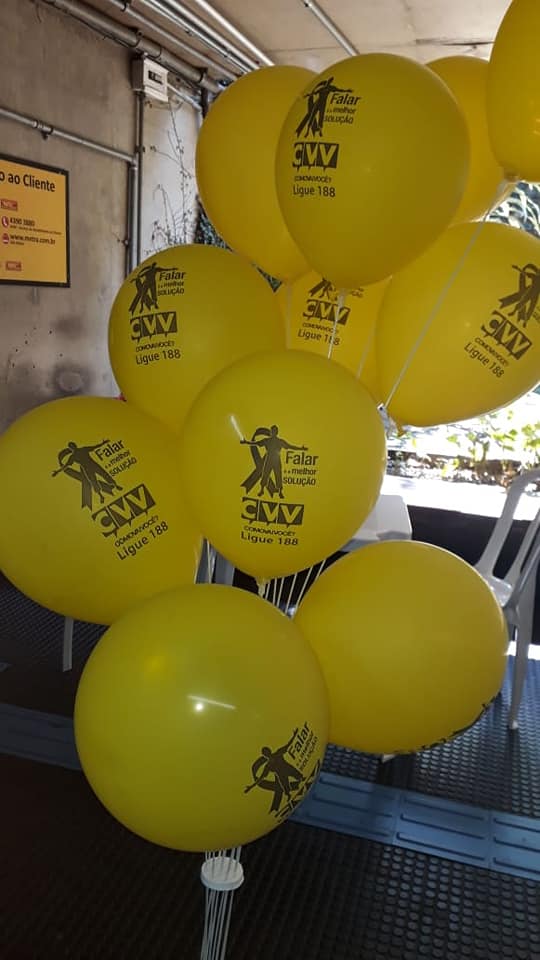  Mil balões amarelos serão distribuídos nesta terça-feira para marcar o Dia Mundial de Prevenção ao Suicídio
