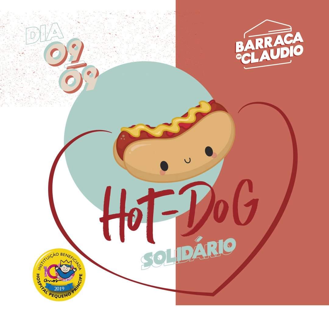  No dia do cachorro-quente, lanchonete de Curitiba reverte vendas para Hospital Pequeno Príncipe
