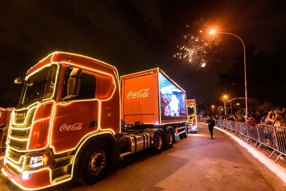  Caravana de Natal da Coca Cola vai terminar em Curitiba