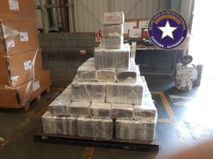 766 kg de cocaína são apreendidos escondidos em carga de madeira no Porto de Paranaguá