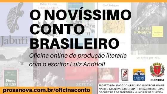  Inscrições abertas para a oficina “O novíssimo conto brasileiro”