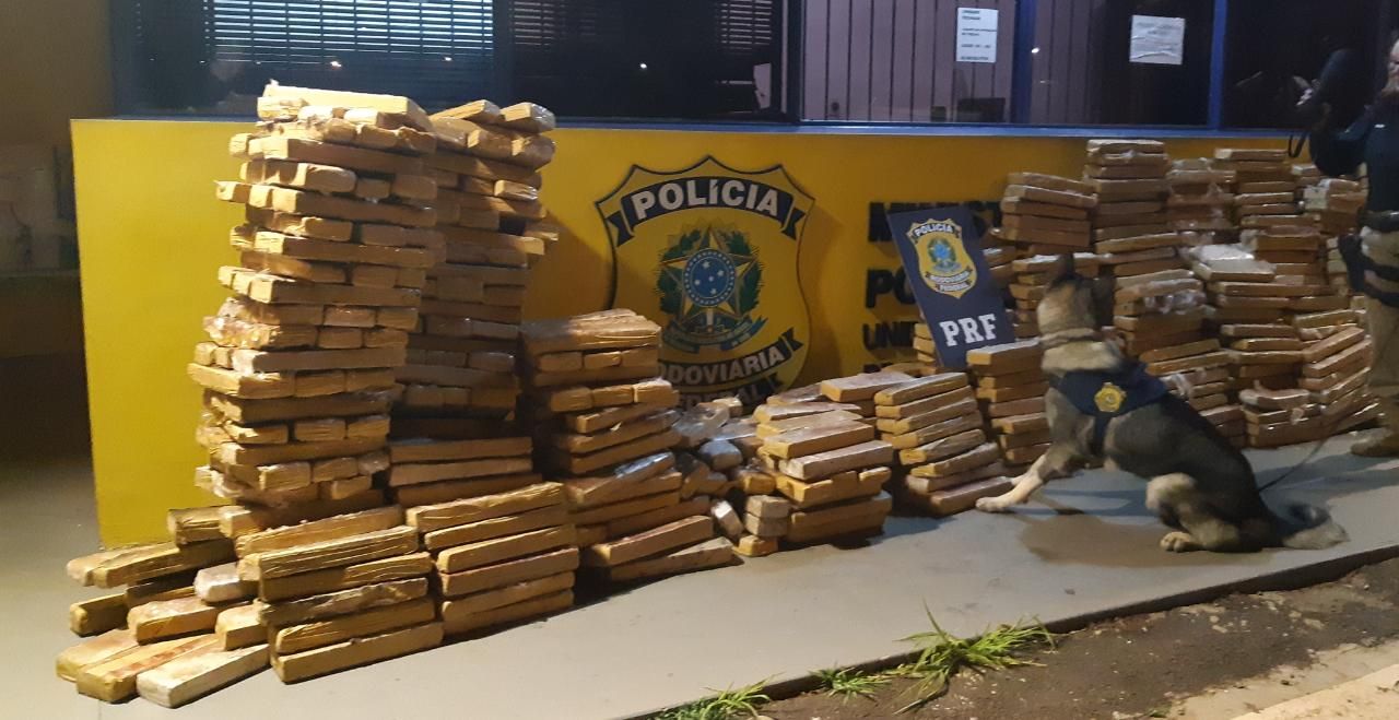  Polícia Rodoviária Federal apreende mais de 4 toneladas de drogas no Estado