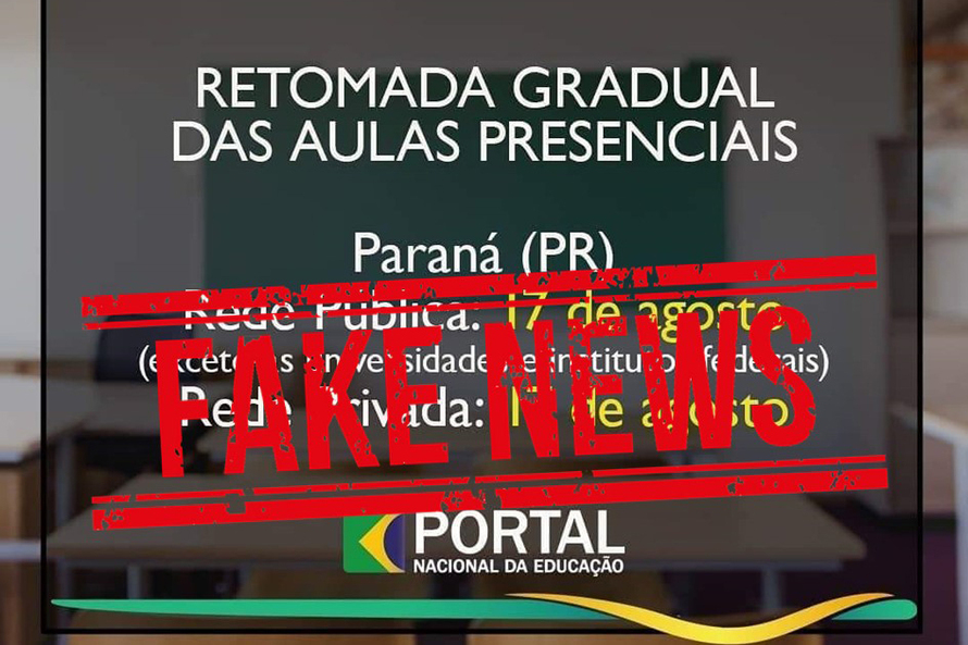  Paraná ainda não tem data de retomada de aulas presenciais