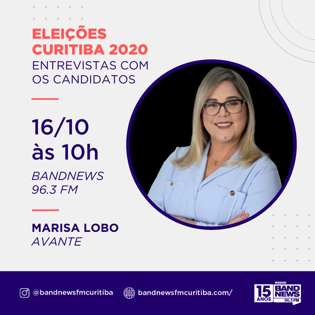  Eleições 2020: Bandnews FM conversa com a candidata Marisa Lobo