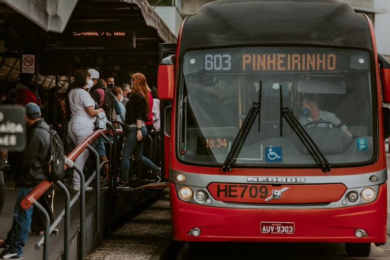  76 ocorrências aconteceram nos ônibus de Curitiba em 2022