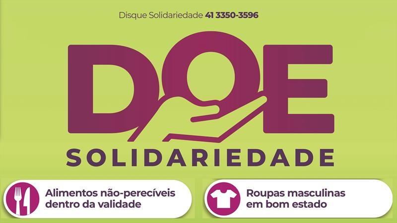  Drive-thru do Doe Solidariedade vai estar no Shopping Curitiba neste sábado (18)