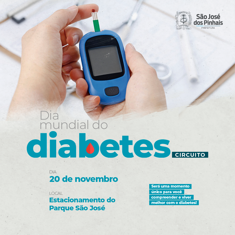  Ação alerta sobre prevenção ao diabetes, em São José dos Pinhais