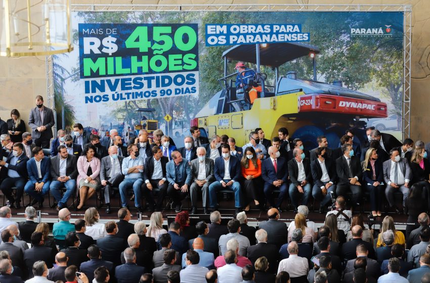  R$450 mi são liberados para obras públicas em 284 municípios