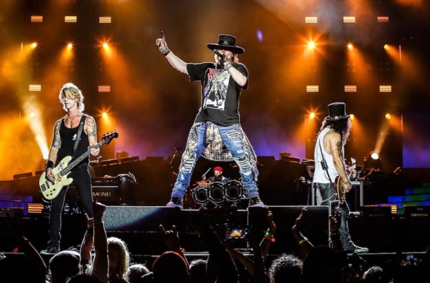  Guns N’ Roses confirma apresentação em Curitiba