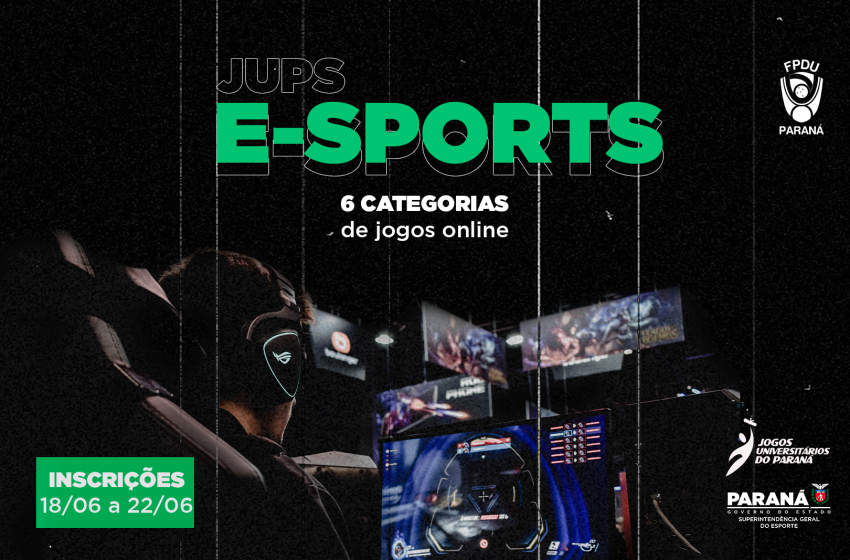  Jogos Universitários do Paraná abrem inscrições para e-Sports