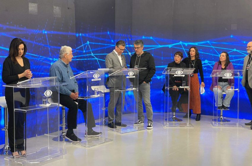  Ausência de Ratinho Jr. no debate repercutiu entre os candidatos
