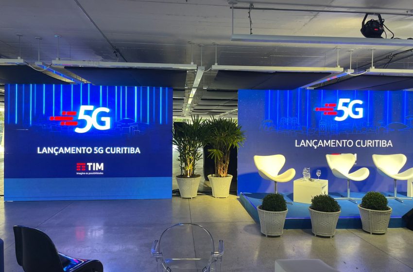  O sinal 5G já está disponível em Curitiba nesta terça-feira