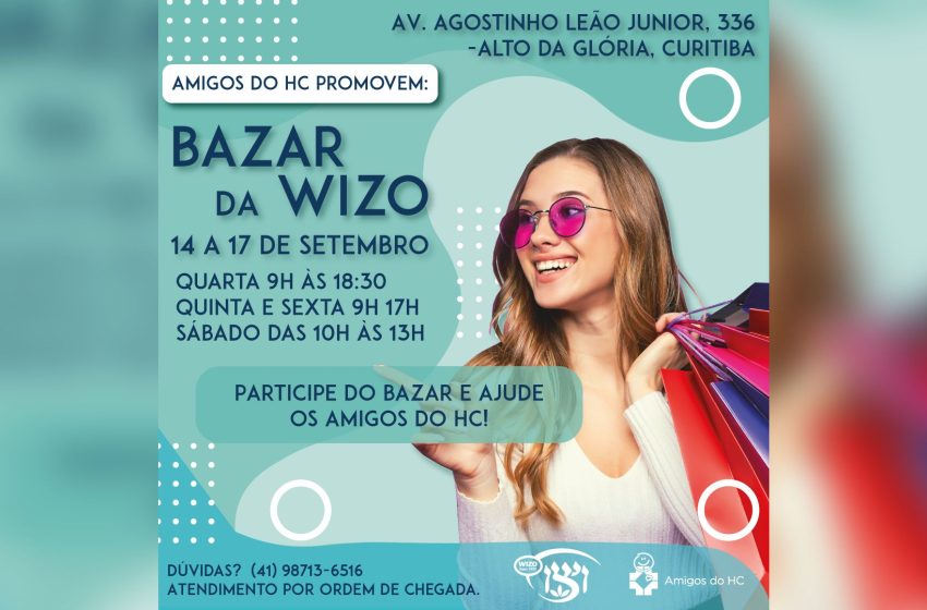  Bazar Amigos do HC acontece na próxima semana