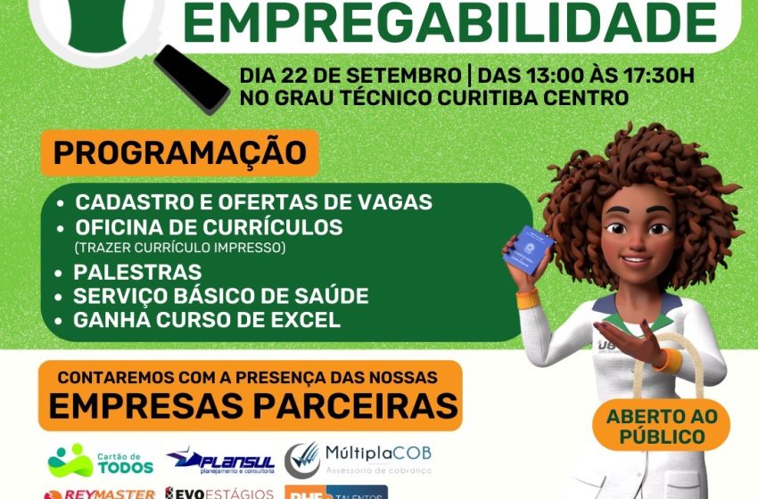  Feira de emprego oferece mais de 500 vagas em Curitiba