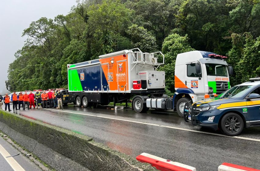 Trecho da BR-277, no sentido litoral, é liberado para o tráfego de veículos