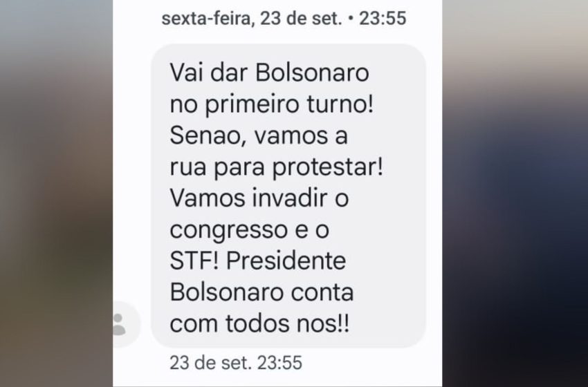  Mensagens pró-Bolsonaro: TRE isenta governo do PR em processo