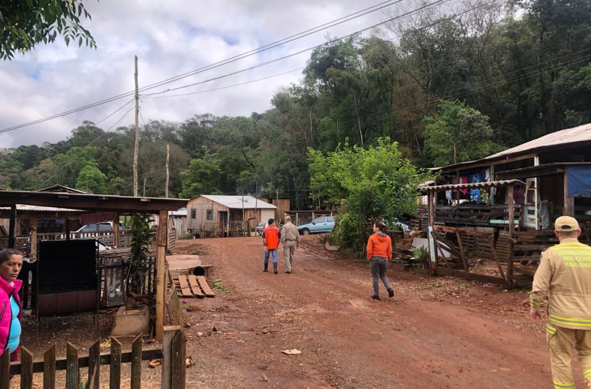  176 pessoas permanecem desalojadas no Paraná