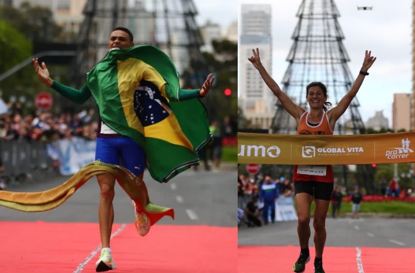 Altobeli da Silva e Marlei Willers vencem Maratona de Curitiba