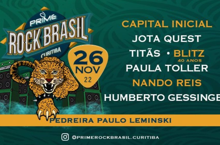  Prime Rock Brasil acontece neste sábado (26)