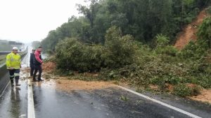 Estradas paranaenses registram quatro deslizamentos