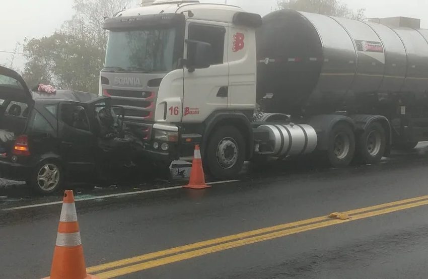  Motorista sem CNH morre após colisão na BR-376, em Ortigueira