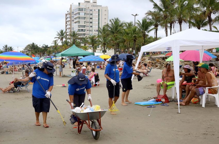  10 toneladas de lixo são jogadas por dia nas praias