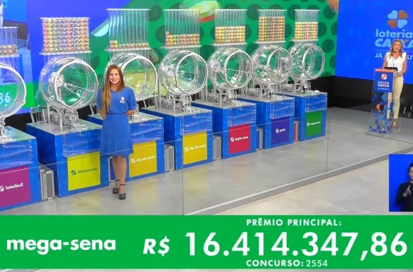  Números do Concurso 2554 da Mega-Sena