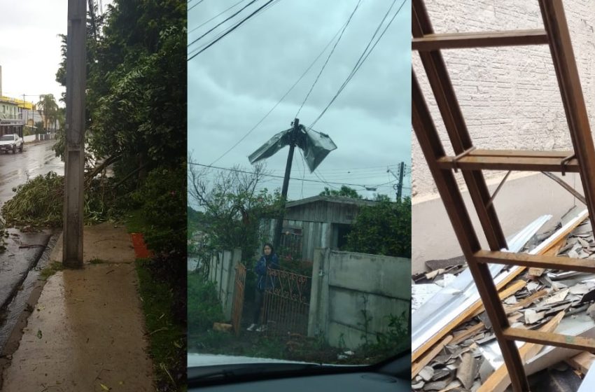  Gustnado: Redemoinho atinge Guarapuava com ventos de 100 km/h