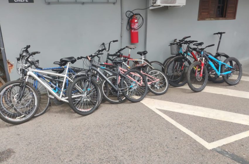  Polícia recupera 15 bicicletas em Curitiba
