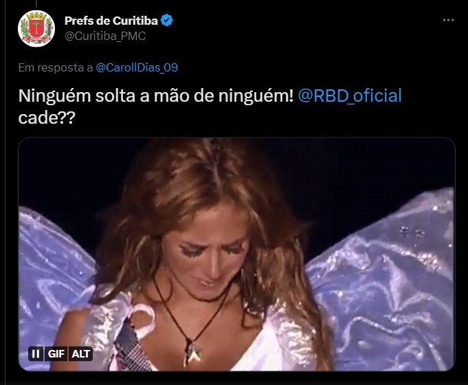 Fãs e Prefeitura de Curitiba pedem show do RBD