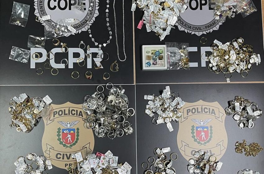  Polícia cumpre ordens judiciais contra suspeitos de furtar joalheria