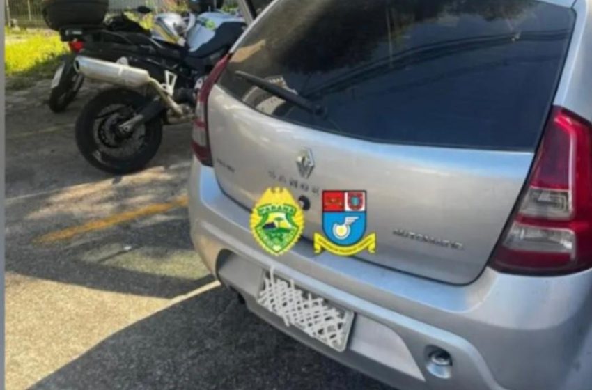 Carro com R$600 mil em multas é apreendido em Curitiba