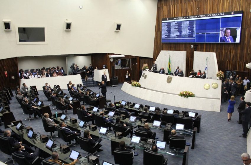  Sessões plenárias retornam dia 27 na Assembleia do Paraná